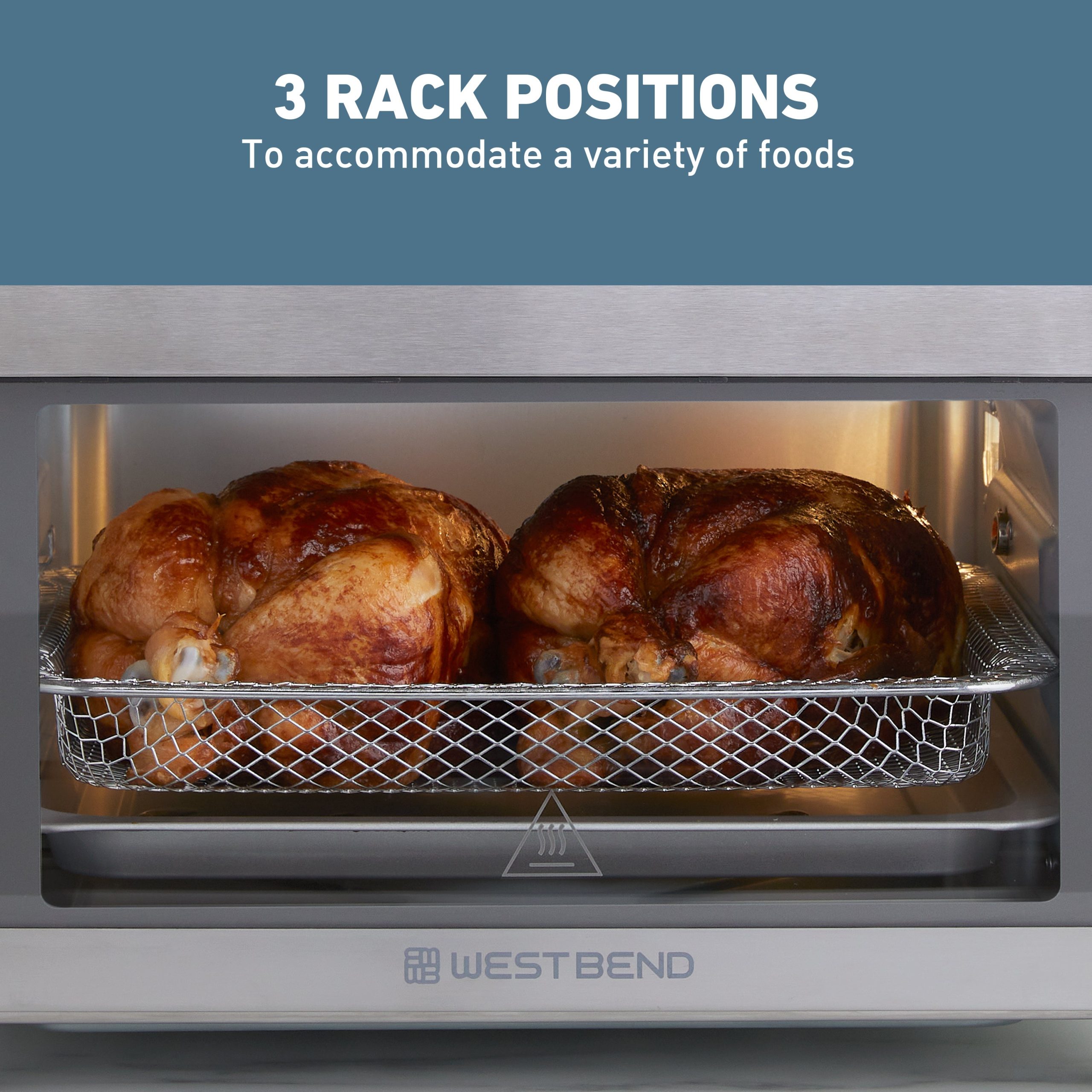 West Bend XL Air Fryer Oven with 24 Presets - Image 5