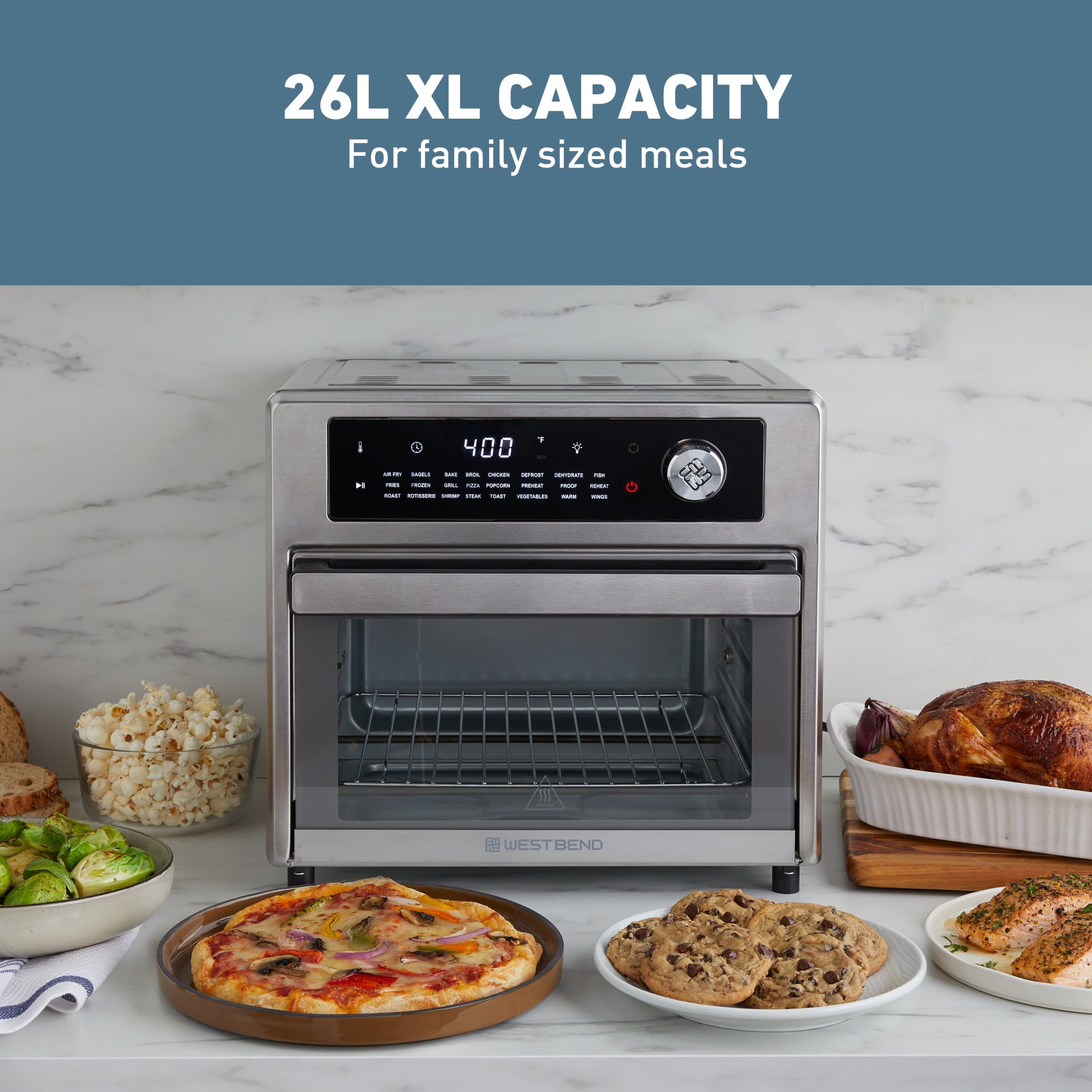 West Bend XL Air Fryer Oven with 24 Presets - Image 3