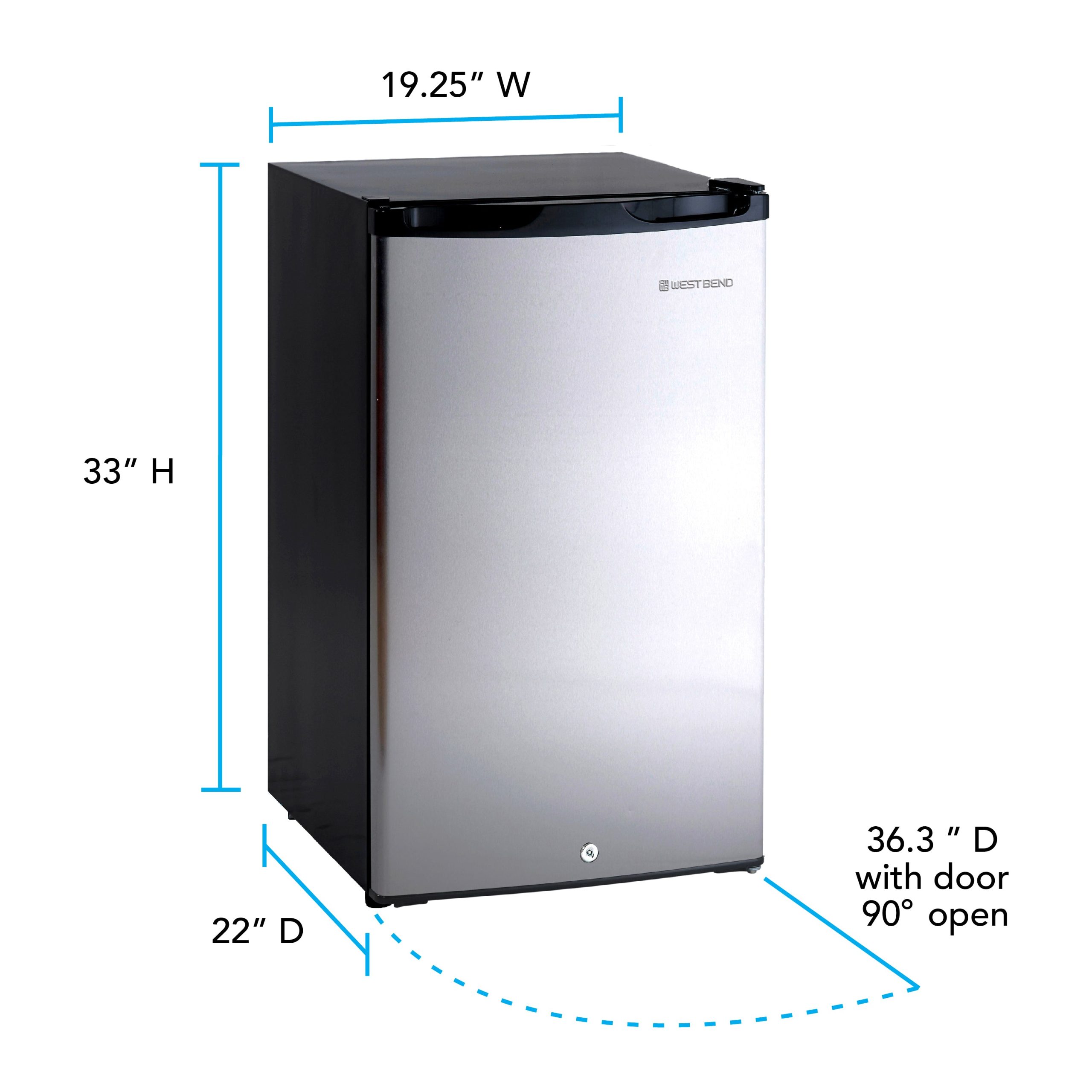 West Bend 4.4 cu. ft. Compact Refrigerator - Image 4