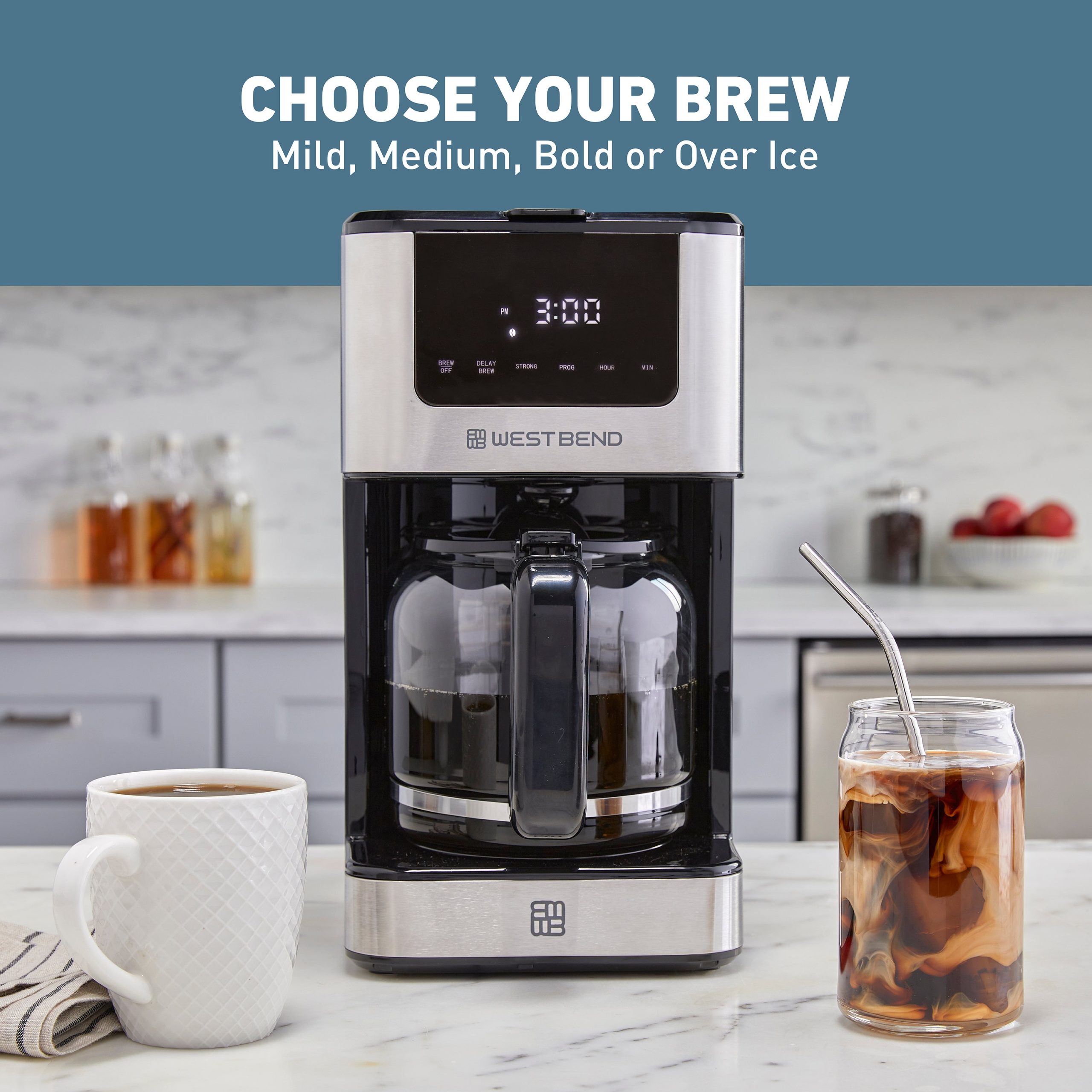 West Bend 12 Cup Hot & Iced Coffee Maker - Image 3