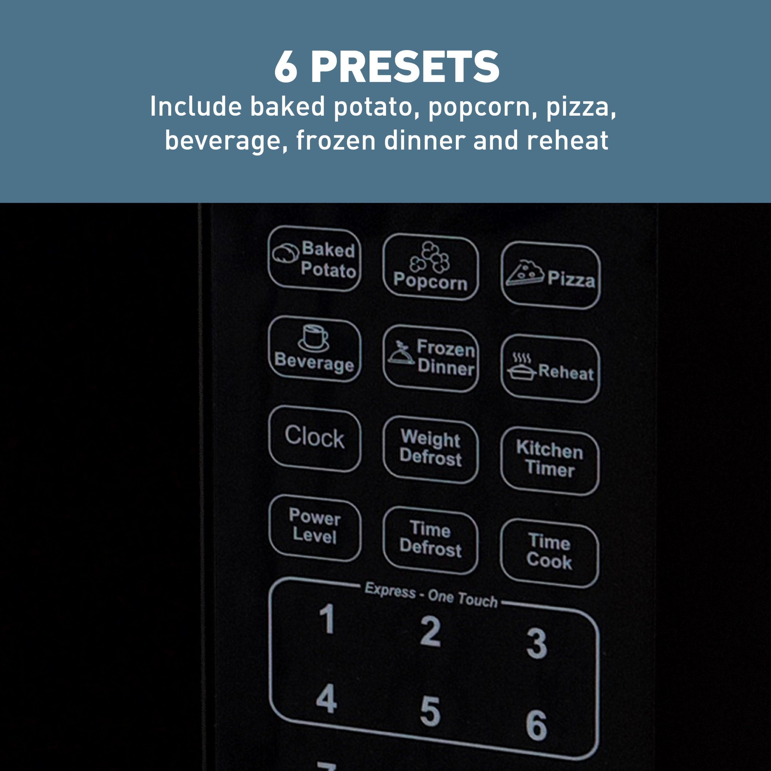 West Bend Microwave Oven, 1.1 cu. ft. Capacity - Image 3