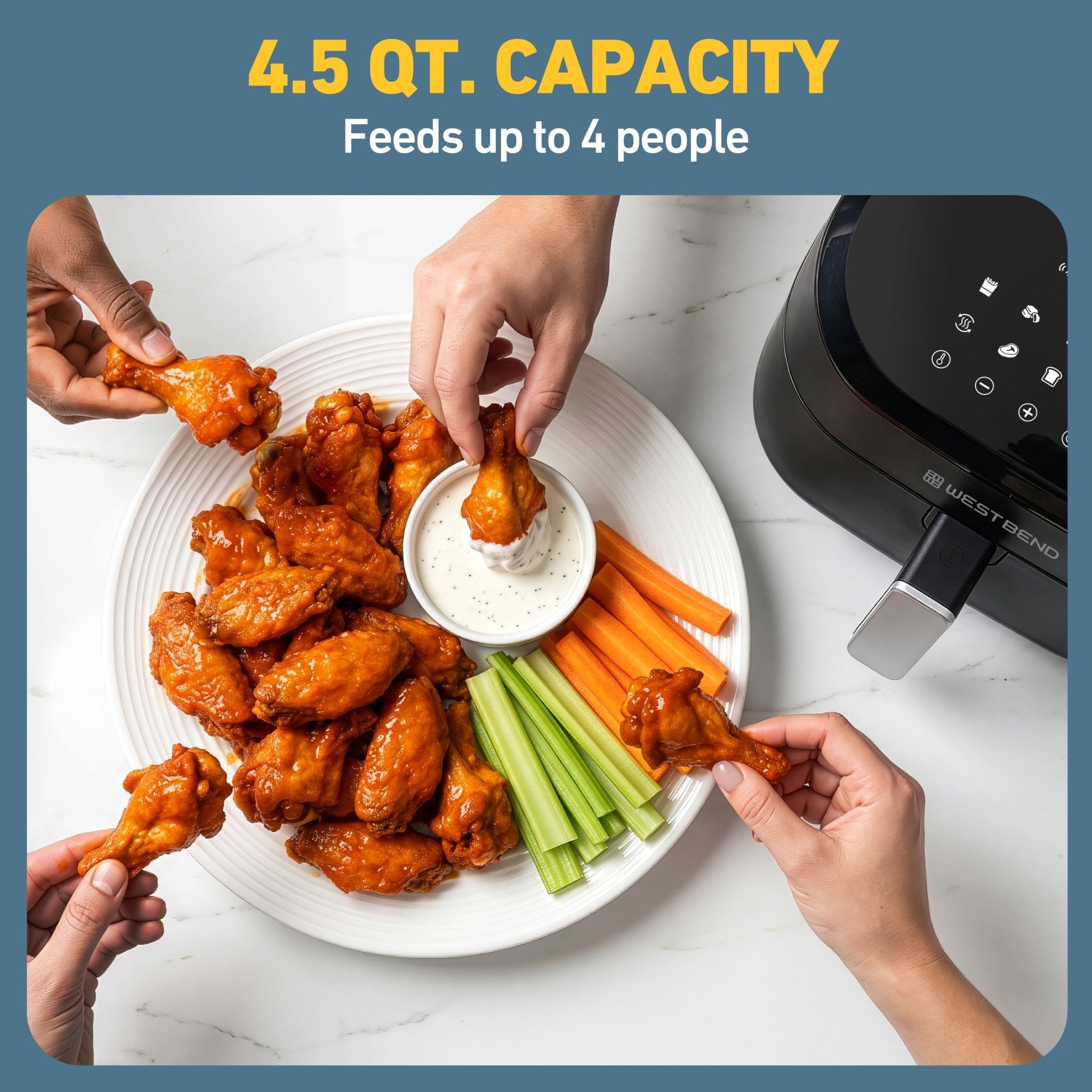 West Bend Cooking Digital Air Fryer - Image 3