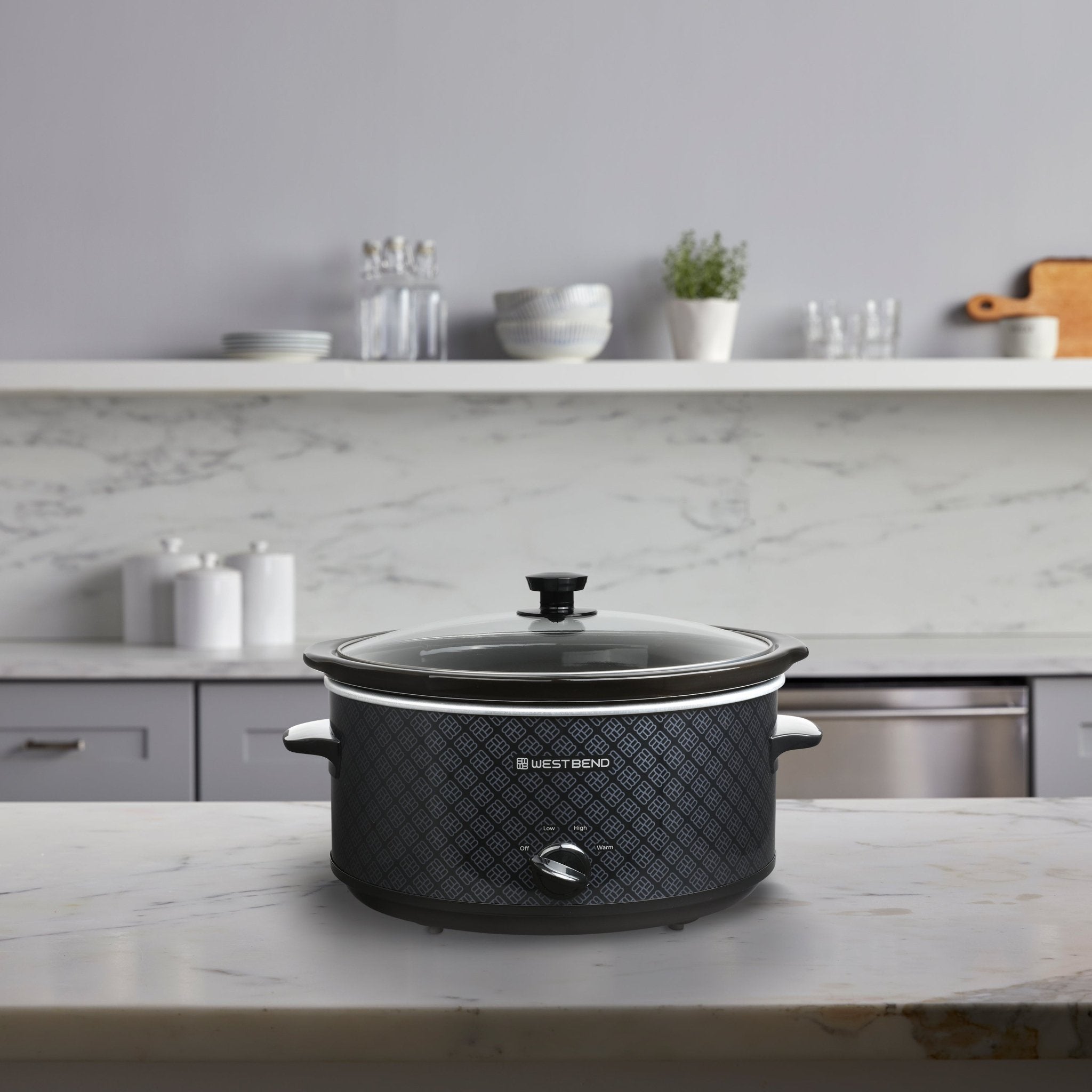 West Bend Pattern Slow Cooker, 6 Qt. Capacity - Image 2